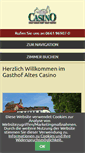 Mobile Screenshot of gasthof-casino.de